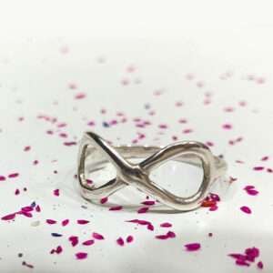 Infinity 925 silver ring