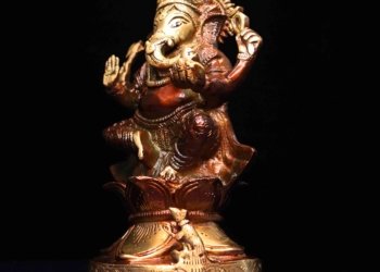 Ganesha brass idol 24 cm
