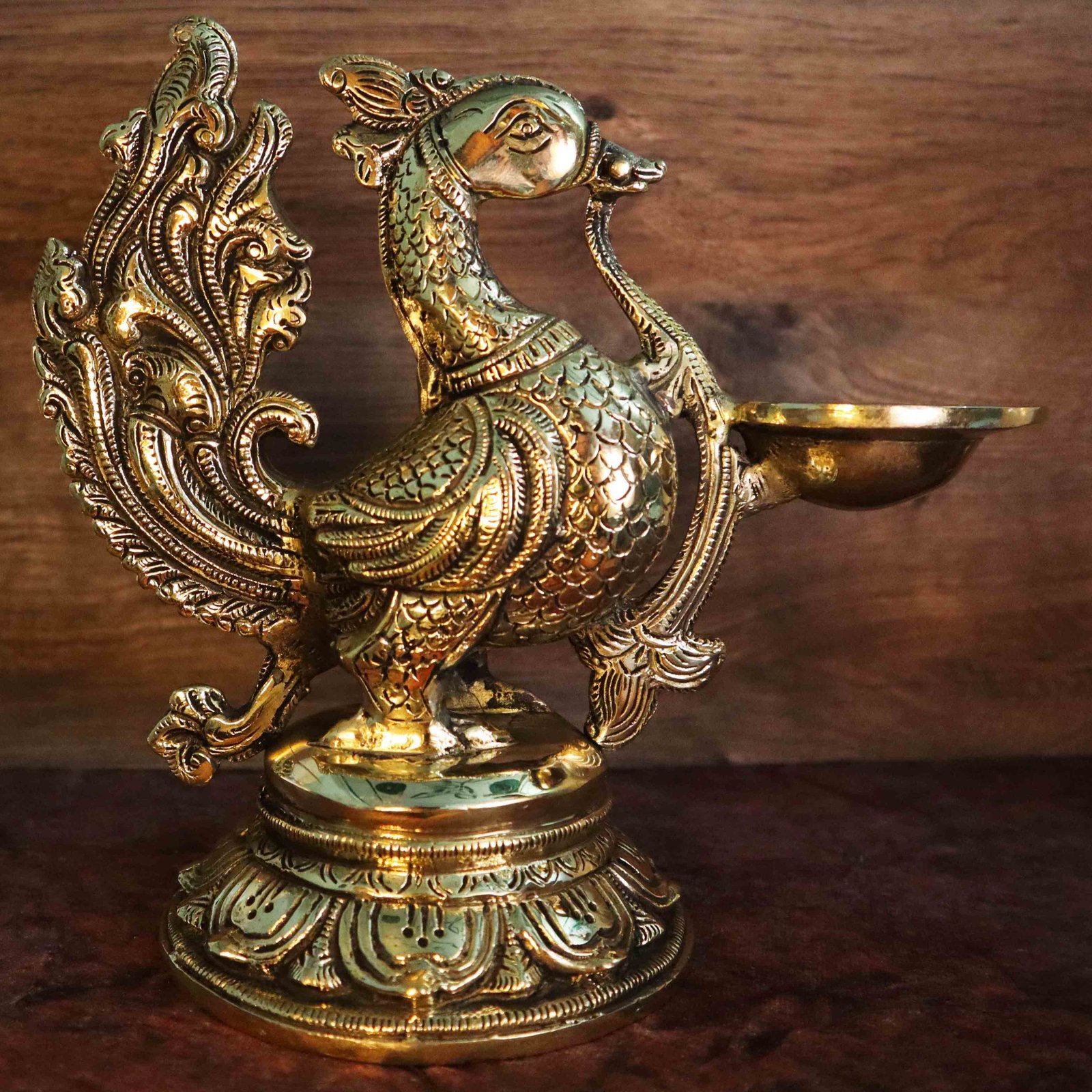 Dia brass lamp 19cm