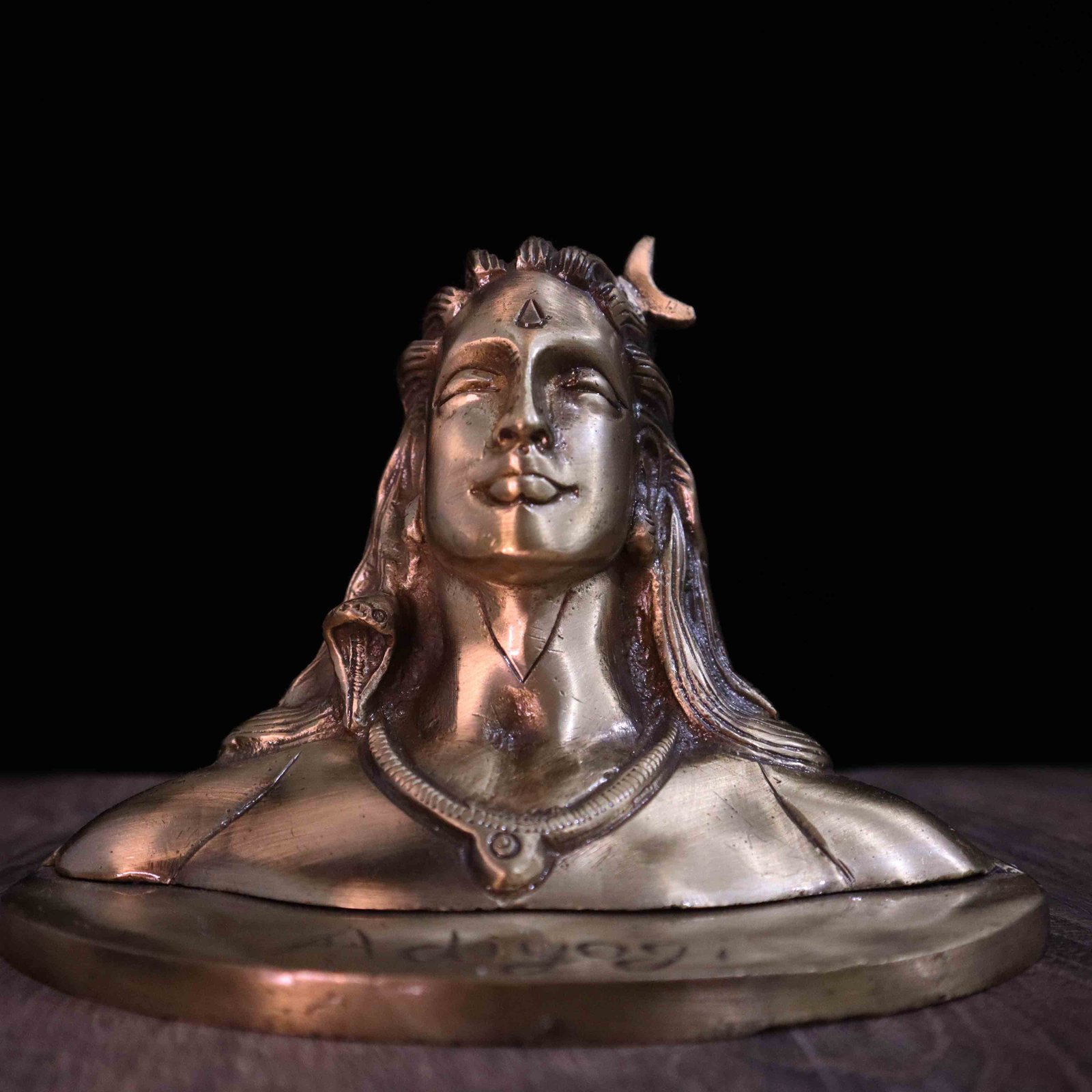 Adiyogi Shiva brass idol 11.5cm
