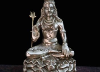 Shiva blessing statue idol 36.3cm