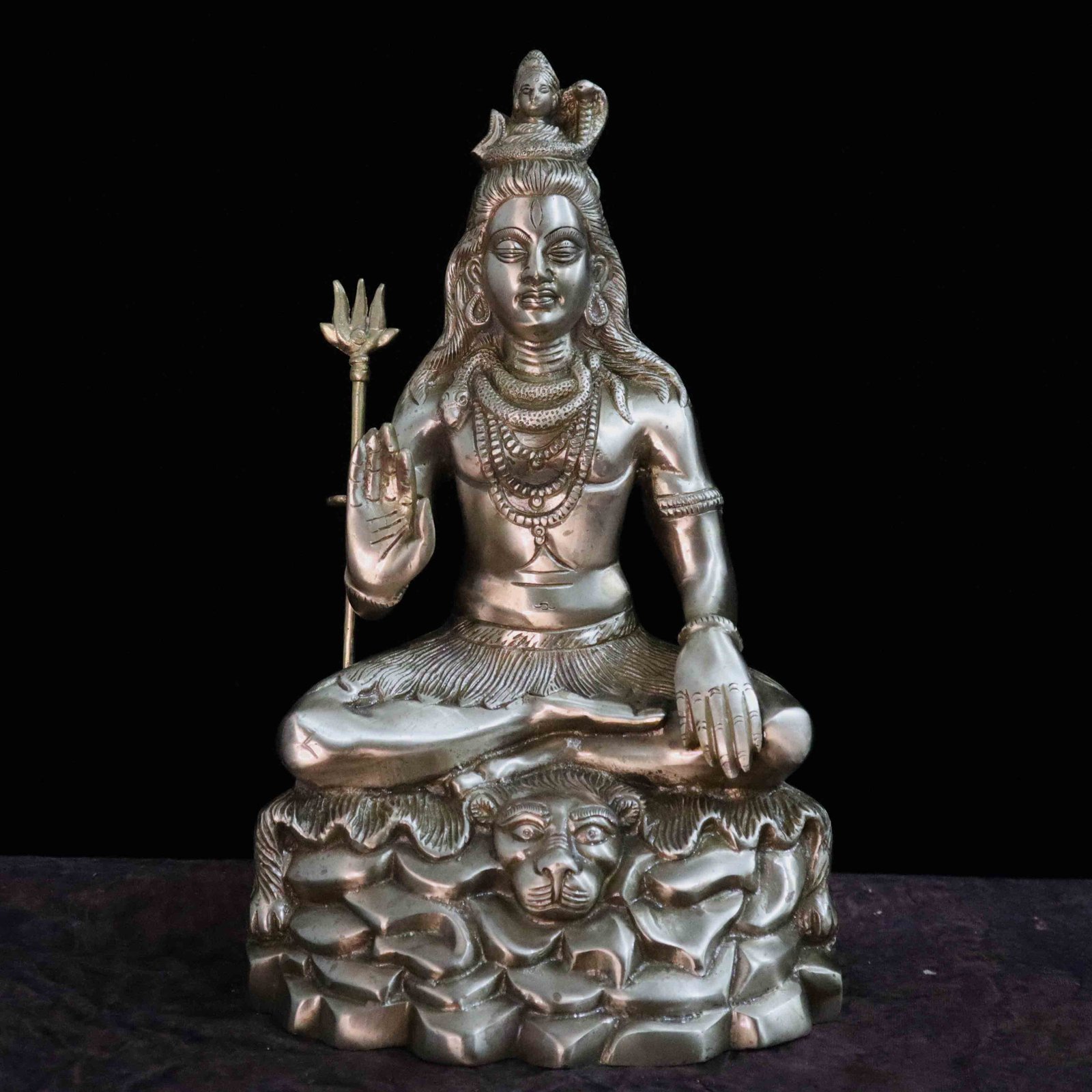 Shiva blessing statue idol 36.3cm